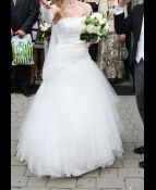 Suknia ślubna firmy FARAGE model SILVERS SHINE jak nowa!