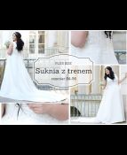 Suknia z terenem 54-56