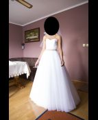  Suknia ślubna, kryształowy pas