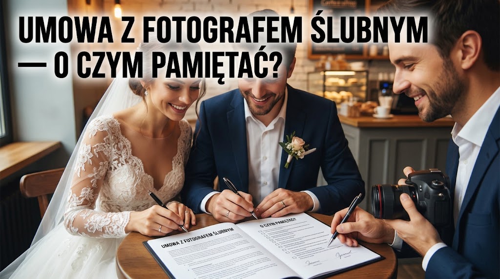 Umowa z fotografem ślubnym — o czym należy pamiętać